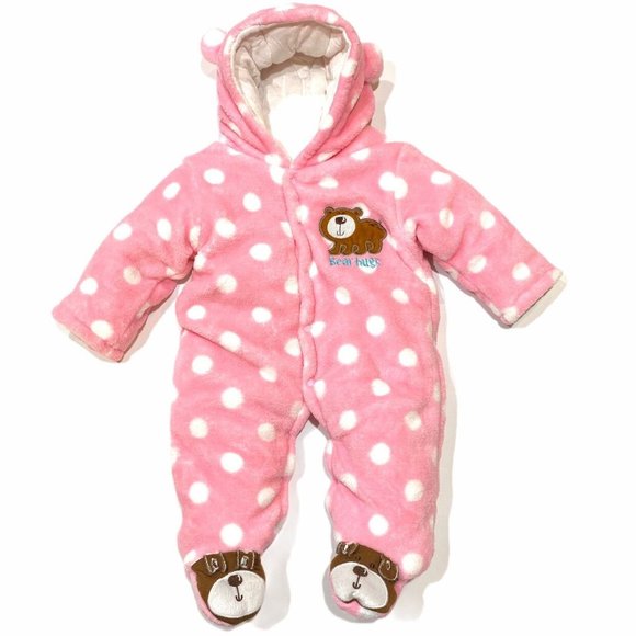 okie dokie Other - OKIE DOKIE Snowsuit 6M Pink Polka Dot